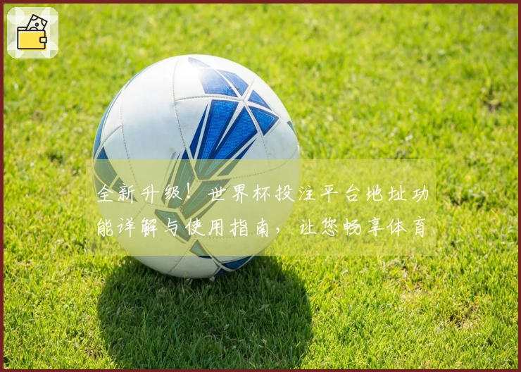 全新升级！世界杯投注平台地址功能详解与使用指南，让您畅享体育直播体验